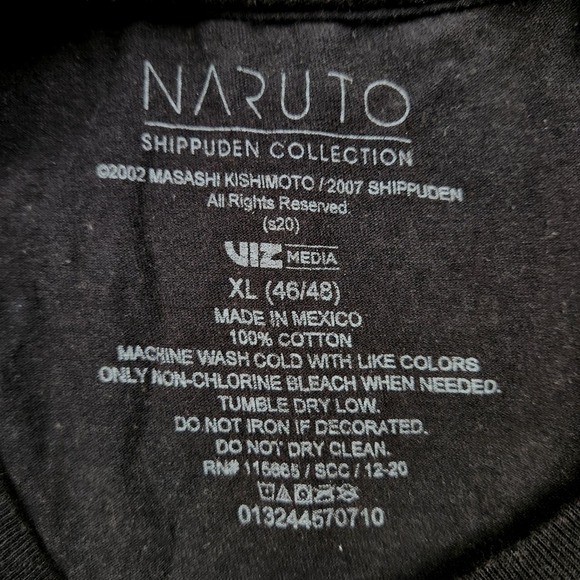 Naruto Shippuden Ichiraku Gray Men's XL Ramen Shop T-Shirt Anime 2007 - Picture 5 of 5